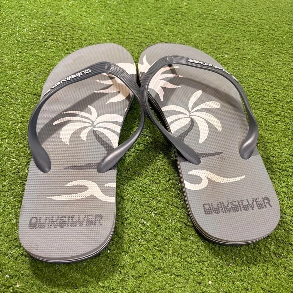 Quiksilver Men's Vacation Beach Outdoor Sandals Flip Flop Sz 12-13